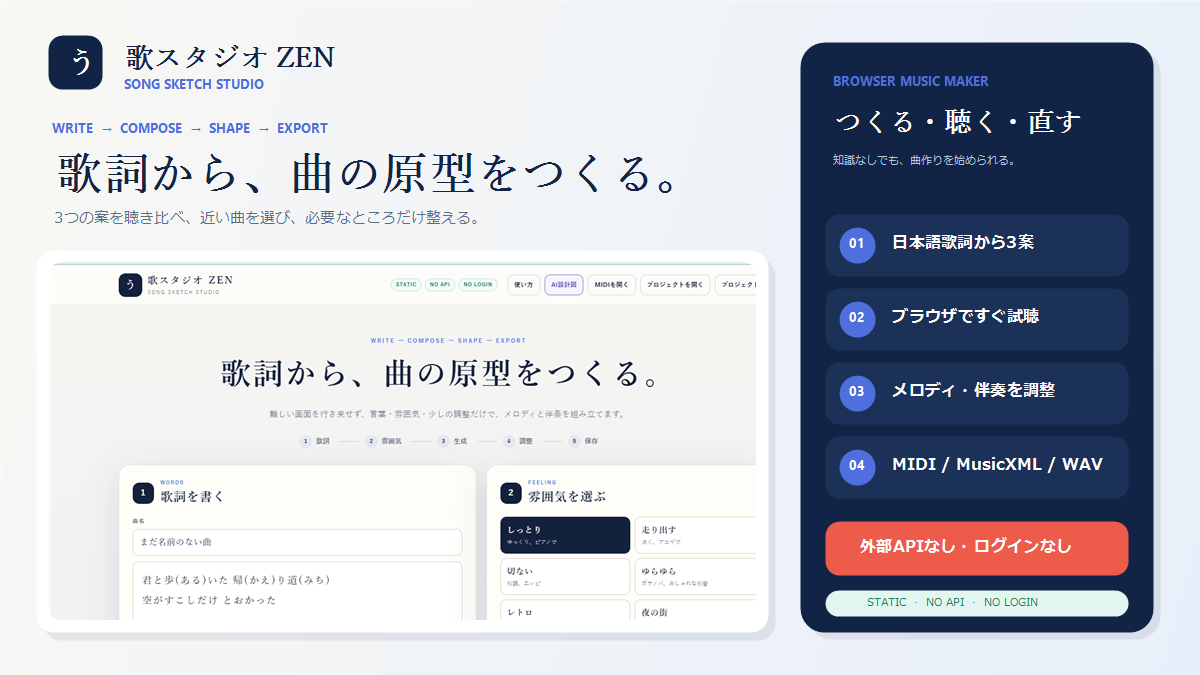 歌スタジオ ZENのサムネイル